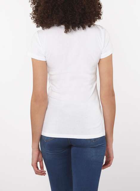 **Tall White Cotton T-Shirt